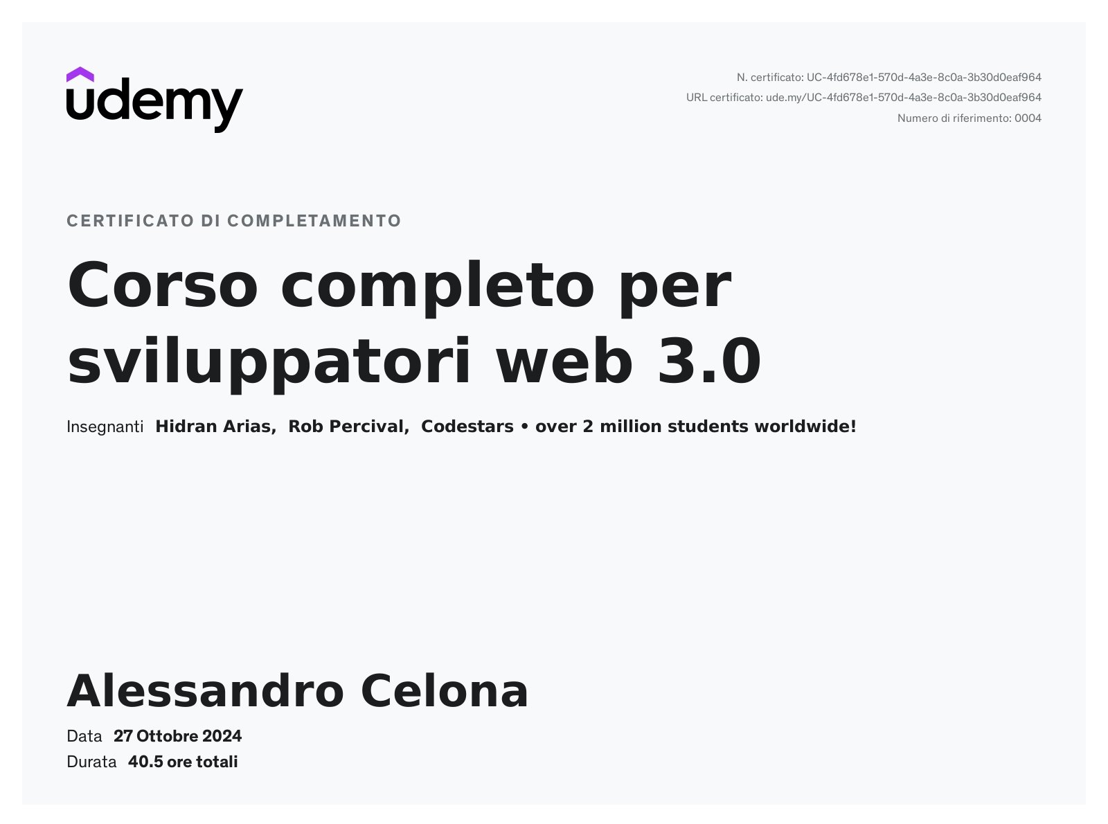 Sviluppatori Web 3.0