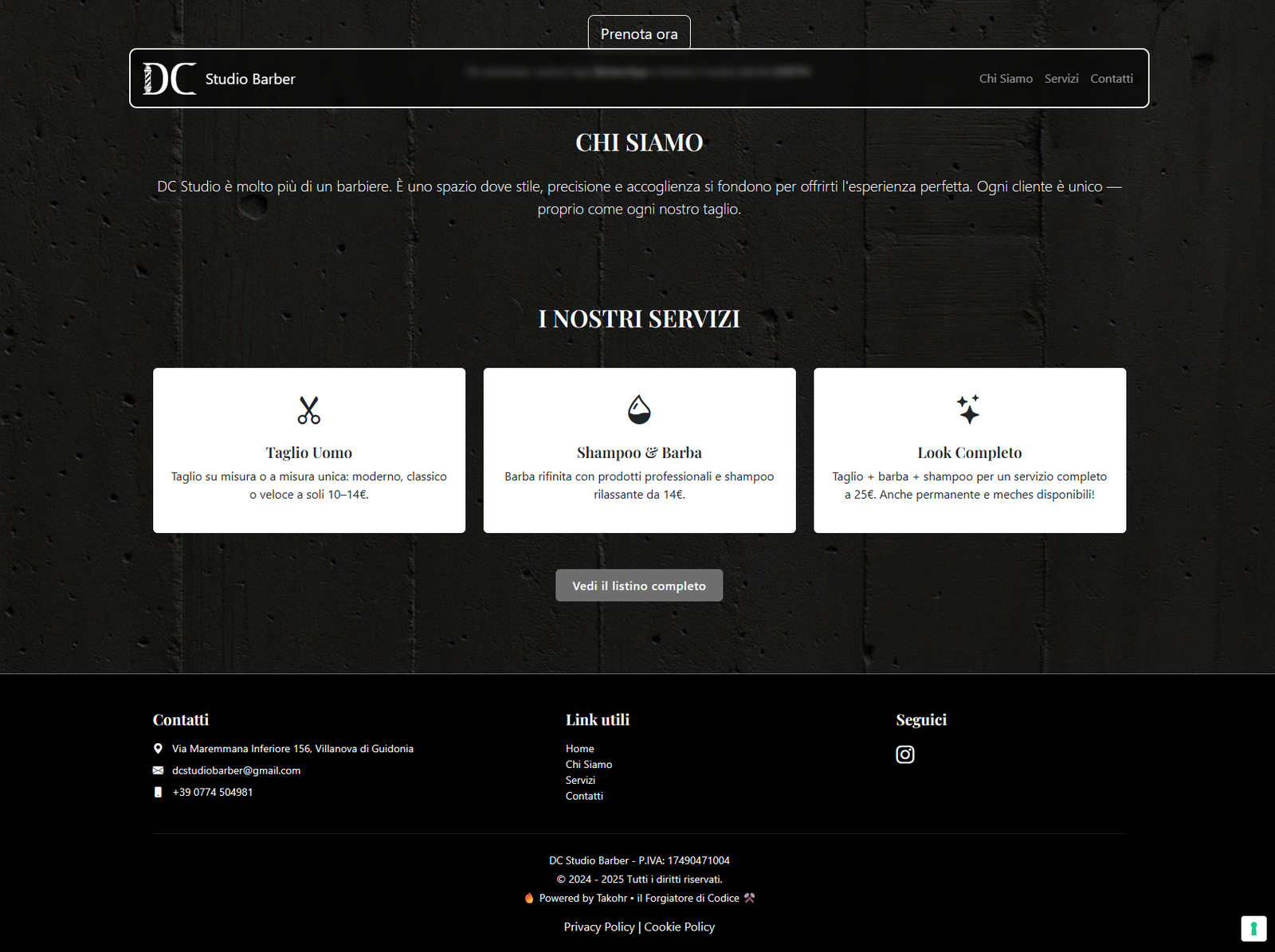 Screenshot 2 del progetto DC Studio