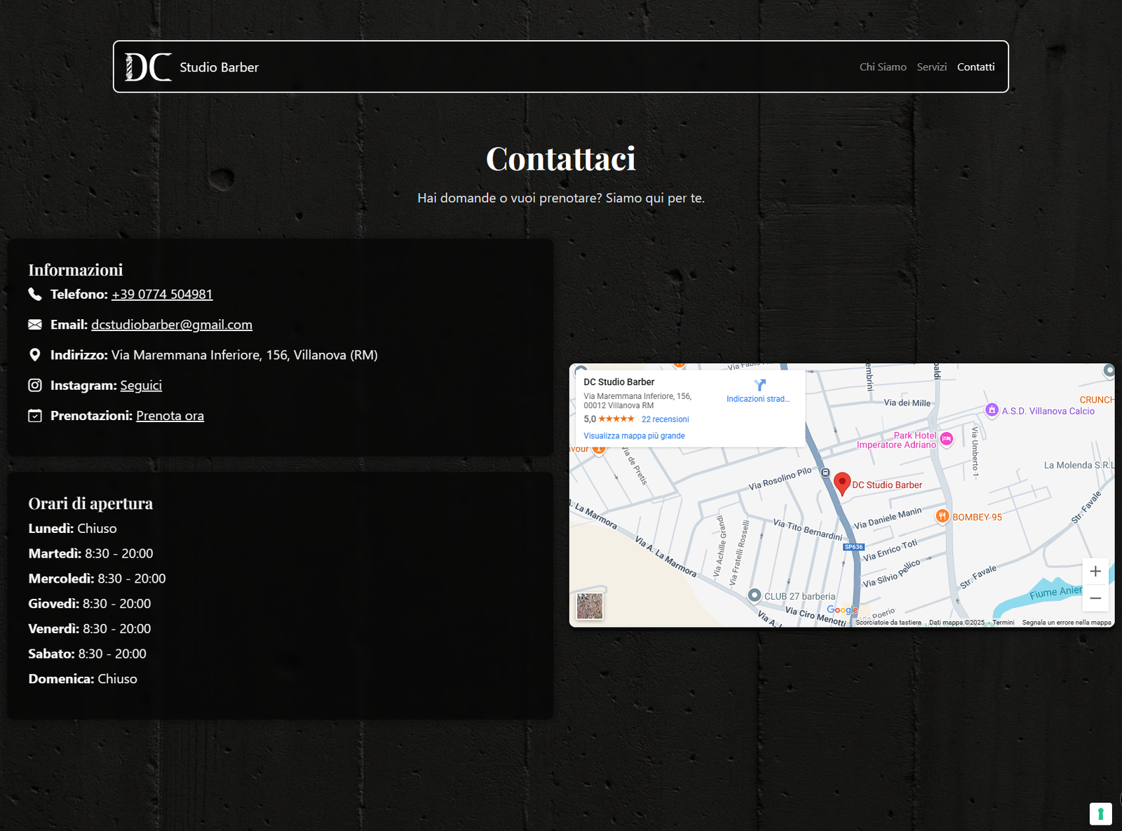 Screenshot 6 del progetto DC Studio