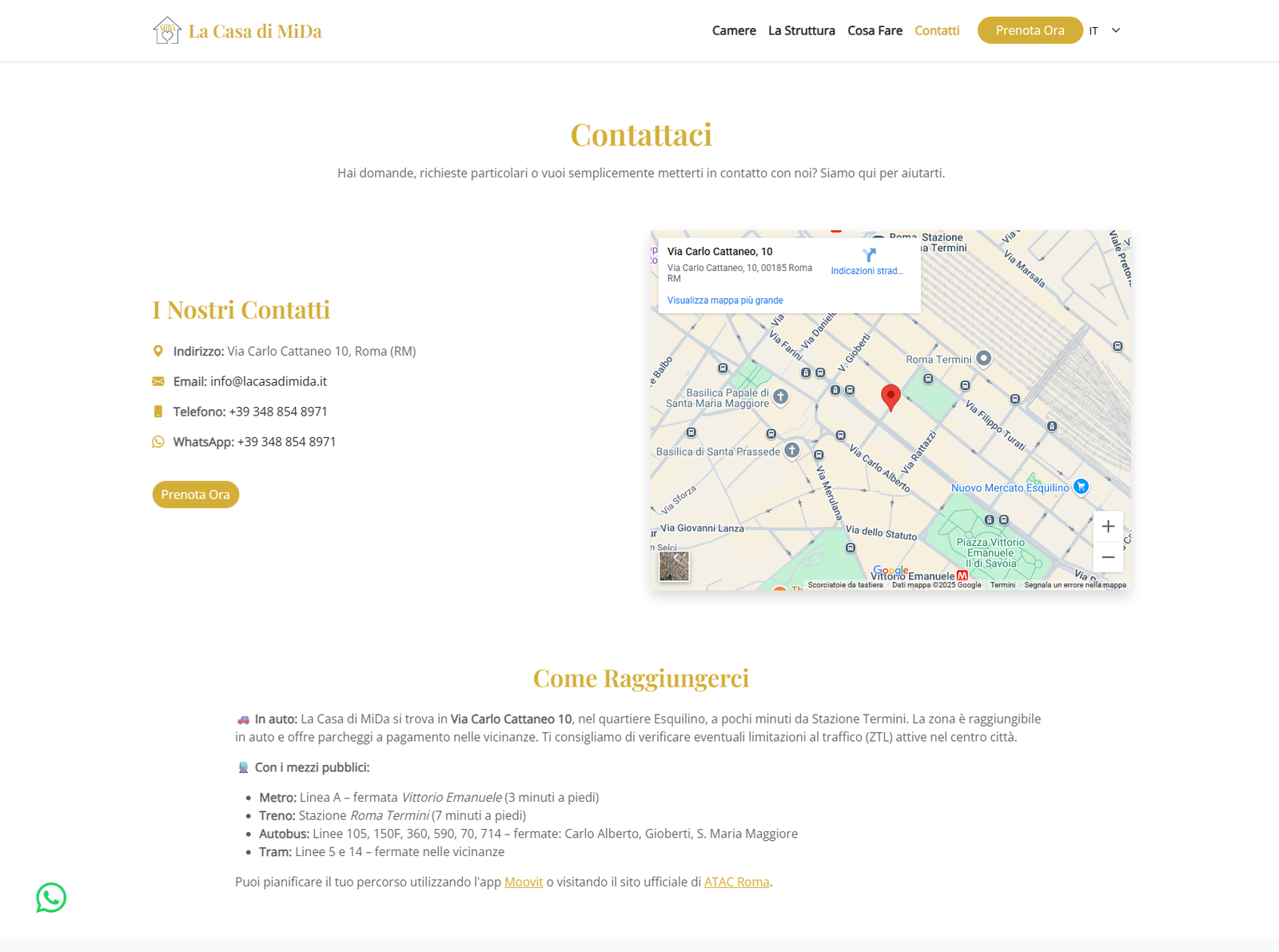 Screenshot 3 del progetto La Casa di MiDa