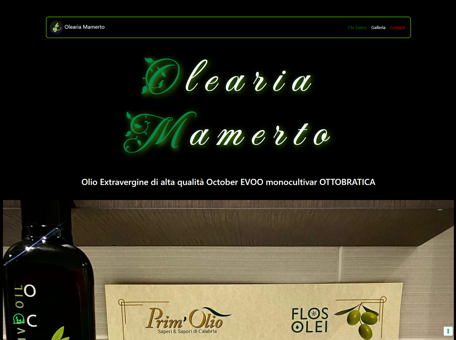 Anteprima del progetto Olearia Mamerto